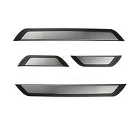 ASBHFC Protection Seuil de Porte pour Jeep Compass (2017-2025 2026), Lot de 4 Baguettes en Acier Inoxydable, Couverture Anti-Rayures et Décorative pour Entrée de Voiture