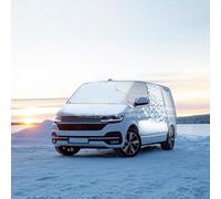 ASBHFC Volet Occultant Isotherme pour Camping-Car et Van Aménagé pour Opel Vivaro (A B C 2001-2025 2026), Couvre Pare-Brise Extérieur Toutes Saisons Contre Soleil Givre et Neige,White