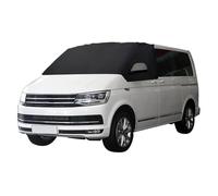 ASBHFC Volet Occultant Isotherme pour Camping-Car et Van Aménagé pour Renault Master (Gen I II III IV 1980-2025 2026), Couvre Pare-Brise Extérieur Toutes Saisons Contre Soleil Givre et Neige,Black