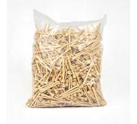 Asbri Golf Bamboo Tees Bambou Naturel, 70 mm