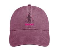 asbwuo Bigfoot Blumen und Schmetterlinge, modische Baseballkappe, Baumwoll-Denim, Vintage, verstellbare Sonnenblende, Papa-Mützen für Damen und Herren