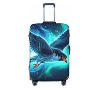 asbwuo Blue Bird Housse élastique pour Valise de 45,7 à 53,3 cm Bleu Sarcelle Taille S