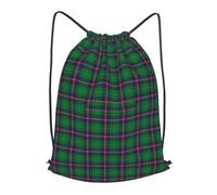 asbwuo Clan Young Tartan Outdoor Leisure Drawstring Backpack, Lightweight Waterproof Sports Bag For Men & Women - Gym, Yoga, Travel
