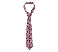 asbwuo Cravates mignonnes à feuilles violettes rétro pour hommes, cravate fine pour hommes, pour mariage, garçons d'honneur, remise de diplôme, soirée dansante