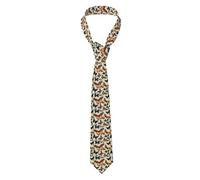 asbwuo Cravates mignonnes vintage à motifs de papillons et de feuilles pour hommes, cravate fine pour mariage, garçons d'honneur, remise de diplôme, soirée dansante