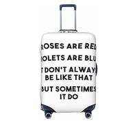 asbwuo Parfois, C'est comme ça. Housse de Valise Lavable de qualité supérieure avec Fermeture éclair et Boucle sécurisées, Convient aux valises de Voyage de 18 à 32 Pouces (Taille Moyenne).