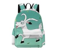 asbwuo Sac à dos Goat Frolic grande capacité, sac à dos léger et durable pour ordinateur portable, idéal pour le travail et les voyages