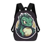 asbwuo Sac à dos léger et décontracté Little Green Dragon's Egg, 43 cm, idéal pour le travail, les voyages, pour hommes et femmes