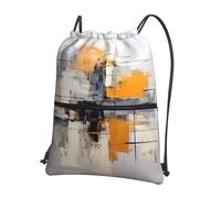 asbwuo Sac de sport à poches imprimées de fleurs, avec cordon de serrage et fermeture éclair, idéal pour les voyages. Motif floral inspiré des pyramides de Khéops.