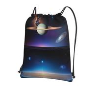 asbwuo Sac de sport à poches imprimées de fleurs, avec cordon de serrage et fermeture éclair, idéal pour les voyages. Motif floral inspiré des pyramides de Khéops.