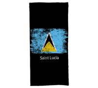 asbwuo Serviette de Bain Douce et absorbante en Coton rétro Sainte-Lucie 80 x 160 cm, enveloppe Votre Corps
