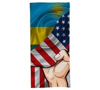 asbwuo Serviette de Bain Douce et absorbante en Coton rwandais et américain White Fist, 69,8 x 139,7 cm, enveloppe Votre Corps.