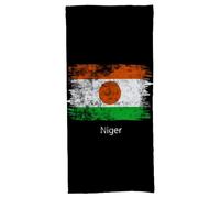 asbwuo Serviette de Bain Douce et absorbante Niger Retro en Coton, 80 x 160 cm, enveloppe Votre Corps