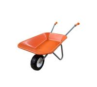 ASC Brouette pour enfant Orange/gris - Jouet, ferme, jardinage
