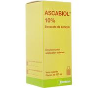 Ascabiol 10% Benzoate De Benzyle Émulsion Pour Application Cutanée 125ml