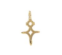 ASCALIDO pendentif croix du sud agadez Pour Homme En vrai plaqué or