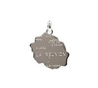 ASCALIDO pendentif île de la Réunion | en argent massif 925 | homme ou femme | vendu seul