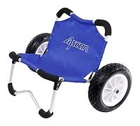 ASCAN SUP Poussette - Idéal pour le transport de SUP, canoë, kayak, planche de surf sur la plage et les Ufer - Charge : 80 kg - 68 x 38 x 36 cm - Le chariot peut également être utilisé comme siège.