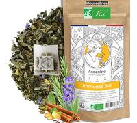 Ascenbio ✿ Infusion Immunité BIO ✿ Tisane Bien-être Hiver Défense ✿ 30 sachets mousselines ✿ Préparé et conditionné en France ✿ Emballage biodégradable