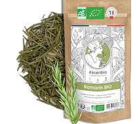 Ascenbio ✿ Romarin séché de Provence BIO ✿ FRANCE 100% PUR ✿ 180g vrac ✿ Epice et aromate ✿ Préparé et conditionné en France ✿ Emballage biodégradable