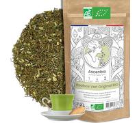 Ascenbio ✿ Rooibos Vert BIO ✿ Tisane Soir Rooibos non fermenté ✿ vrac 180g ✿ Préparé et conditionné en France ✿ Emballage biodégradable
