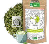 Ascenbio ✿ Thé Vert Matcha x Genmaicha BIO Premium JAPAN ✿ 30 sachets mousselines ✿ Préparé et conditionné en France ✿ Emballage biodégradable