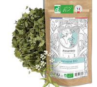 Ascenbio ✿ Verveine Citronnée séchées BIO ✿ 75 g ✿ Tisane Sommeil et Détente ✿ FRANCE 100% PUR ✿ Préparé et conditionné en France ✿ Emballage biodégradable