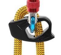 Ascender de corde - Arboriste d'escalade | Descendeur d'arrêt auto-freinant | Dispositif de protection contre les chutes à dégagement rapide antidérapant, équipement de rappel léger pour l'alpinisme