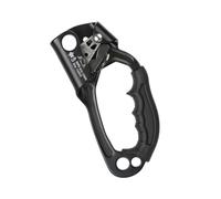 Ascender d'escalade à main avec trous de suspension, équipement de rappel avec ressort élastique de 8 à 12 mm, corde de travail, randonnée, noir, droite