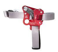 Ascendeur de pied extérieur SRT, élévation d'escalade avec ceinture de pédale, équipement de corde de préhension, Anti-chute, pied gauche droit Left Red