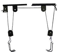 Ascenseur à vélo pour garage Montage au plafond Vélo Ascenseur à vélo Support de cintre Jeu de cintres