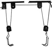 Ascenseur à vélos, rangement dans le garage, système de levage de vélos avec support de vélos aérien de 60 kg, suspension de vélos robuste au plafond