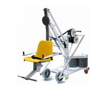 Ascenseur aquatique mobile Hexagone Unikart Classic manuel piscine fauteuil de mise à l'eau PMR