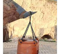 Ascenseur de chaîne, Pince de levage fût autobloquante avec 2 ou 4 crochets à chaîne, capacité charge 1 tonnes(4 Chains - Load 2t)