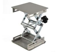 Ascenseur de défonceuse de machines à bois, table élévatrice réglable en acier inoxydable, support manuel de laboratoire de travail du bois, taille compacte et large utilisation