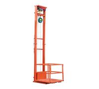 Ascenseur de marchandises mural - Plate-forme élévatrice électrique pour charge de 400 kg - Télécommande - Convient pour entrepôts et usines - Hauteur de levage de 3 m