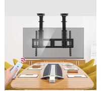 Ascenseur De Télévision Motorisé pour Téléviseurs à écran Plat 55-100 Ih, Support De Téléviseur De Plafond Rétractable avec Télécommande D Switch, One Color, 50-100inch