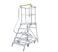 Ascenseur d'échafaudage Échelle d'ingénierie en alliage d'aluminium, entretien d'entrepôt, camion de tri mobile, échelle plate-forme d'escalade 1.2 mètres