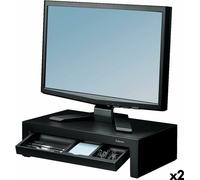 Ascenseur Fellowes Designer Suites Moniteur Noir 2 pièces