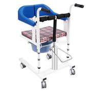 Ascenseur hydraulique pour la maison, avec siège et pot divisés à 180°, fauteuil roulant portable, aide au transfert de siège pour personnes âgées, hauteur réglable, charge 90 kg