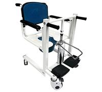 Ascenseur hydraulique pour patient - Fauteuil roulant de transfert portable avec siège divisé à 180° pour des transferts faciles - Idéal pour aider les personnes paralysées et âgées