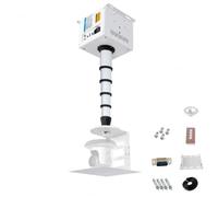 Ascenseur motorisé escamotable pour caméra ou projecteur (montage plafond) | Support de levage télescopique polyvalent pour équipements audiovisuels, télécommande et commande centralisée RS-485(0-300cm)