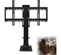 Ascenseur motorisé pour téléviseurs de 32 à 75 pouces, télécommande, poids max 80 kg, mémoire de hauteur, support d'armoire caché pour la maison, le bureau et le salon