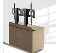 Ascenseur motorisé pour TV avec télécommande - Support électrique pour téléviseurs de 55 à 120 po Supporte jusqu'à 130 kg Double moteur Course de 150 cm Idéal pour la configuration Home Cinéma