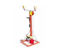 Ascenseur portable en C pour installation de conduits de ventilation, système élévateur enroulable pour une utilisation efficace des chapiteaux et une optimisation de l'espace