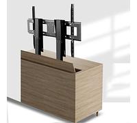 Ascenseur TV motorisé pour TV 55120 pouces Hauteur réglable avec télécommande Double moteur Hub de levage 150 cm Supporte jusqu'à 130 kg Idéal pour Home Cinéma
