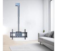 Ascenseur TV motorisé - Rotation à 360° - Support plafond réglable pour écrans LED - Rehausseur télécommandé pour une visualisation optimale