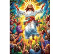 Ascension de Jésus Puzzle 300 Pièces pour Adultes Design Moderne Educa 3D Divertissement Créatif Cadeau Original Décoration Murale 300 PCS