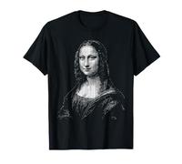 ASCII Art Mona Lisa Portrait Classique rétro Style Informatique T-Shirt