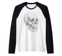 ASCII Tête de Mort pour Ordinateur Manche Raglan
